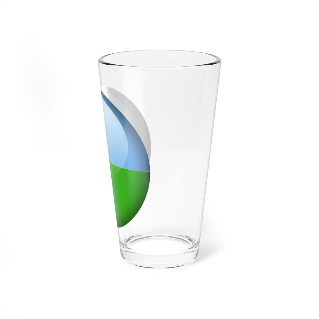 Flag orb Djibouti (Djibouti) Pint Glass 16oz - Go Mug Yourself