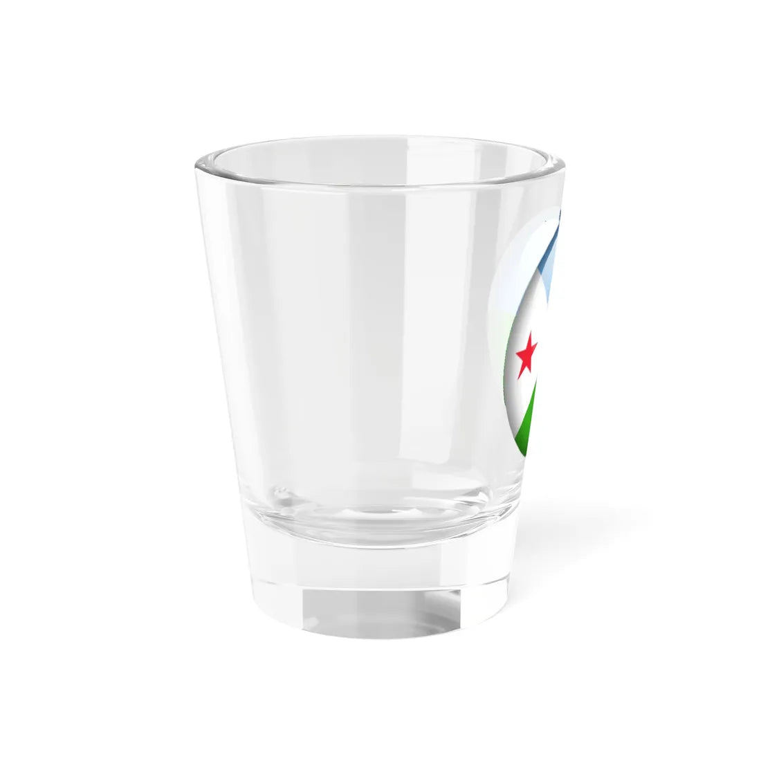 Flag orb Djibouti (Djibouti) Shot Glass 1.5oz - Go Mug Yourself