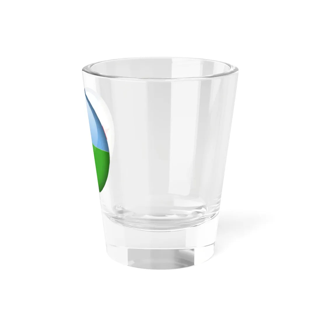 Flag orb Djibouti (Djibouti) Shot Glass 1.5oz - Go Mug Yourself