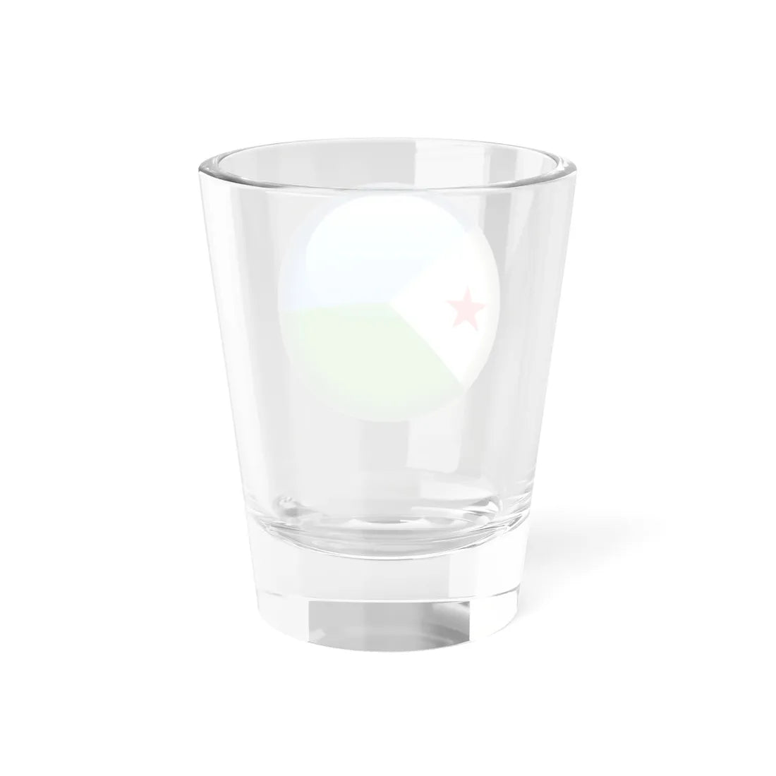 Flag orb Djibouti (Djibouti) Shot Glass 1.5oz - Go Mug Yourself