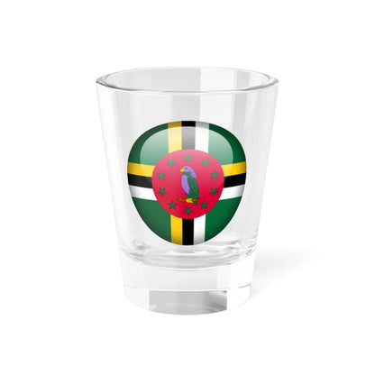 Flag orb Dominica (Dominica) Shot Glass 1.5oz 1.5oz - Go Mug Yourself