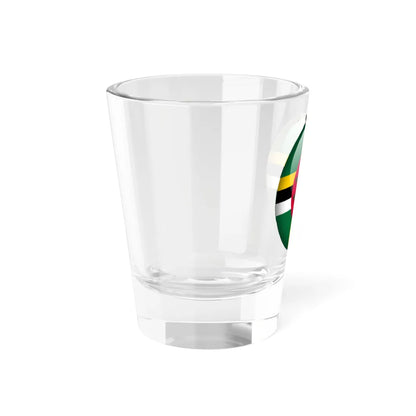 Flag orb Dominica (Dominica) Shot Glass 1.5oz - Go Mug Yourself