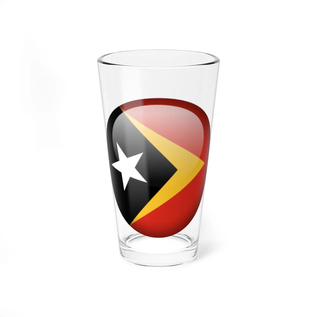 Flag orb East Timor Pint Glass 16oz 16oz - Go Mug Yourself