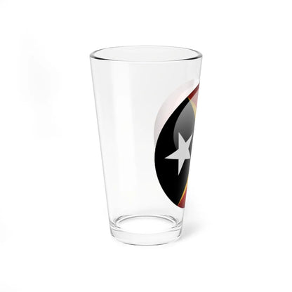 Flag orb East Timor Pint Glass 16oz - Go Mug Yourself