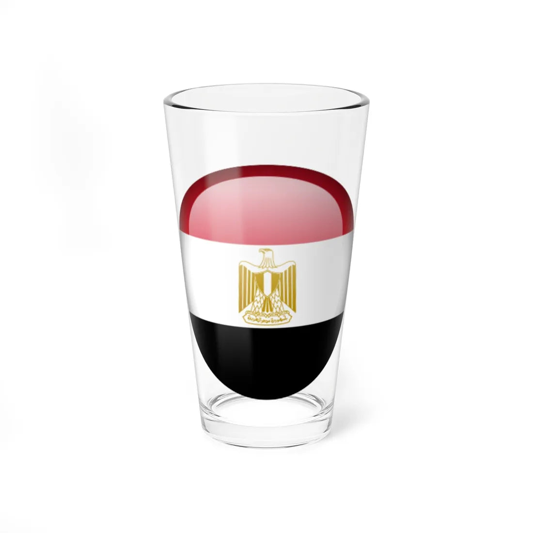 Flag orb Egypt (Egypt) Pint Glass 16oz 16oz - Go Mug Yourself