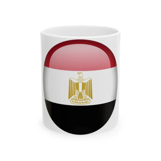 Flag orb Egypt (Egypt) White Coffee Mug 11oz - Go Mug Yourself