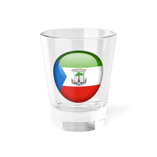 Flag orb Equatorial Guinea (Equatorial Guinea) Shot Glass 1.5oz 1.5oz - Go Mug Yourself