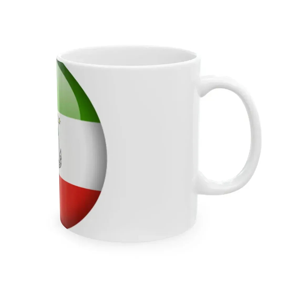 Flag orb Equatorial Guinea (Equatorial Guinea) White Coffee Mug - Go Mug Yourself