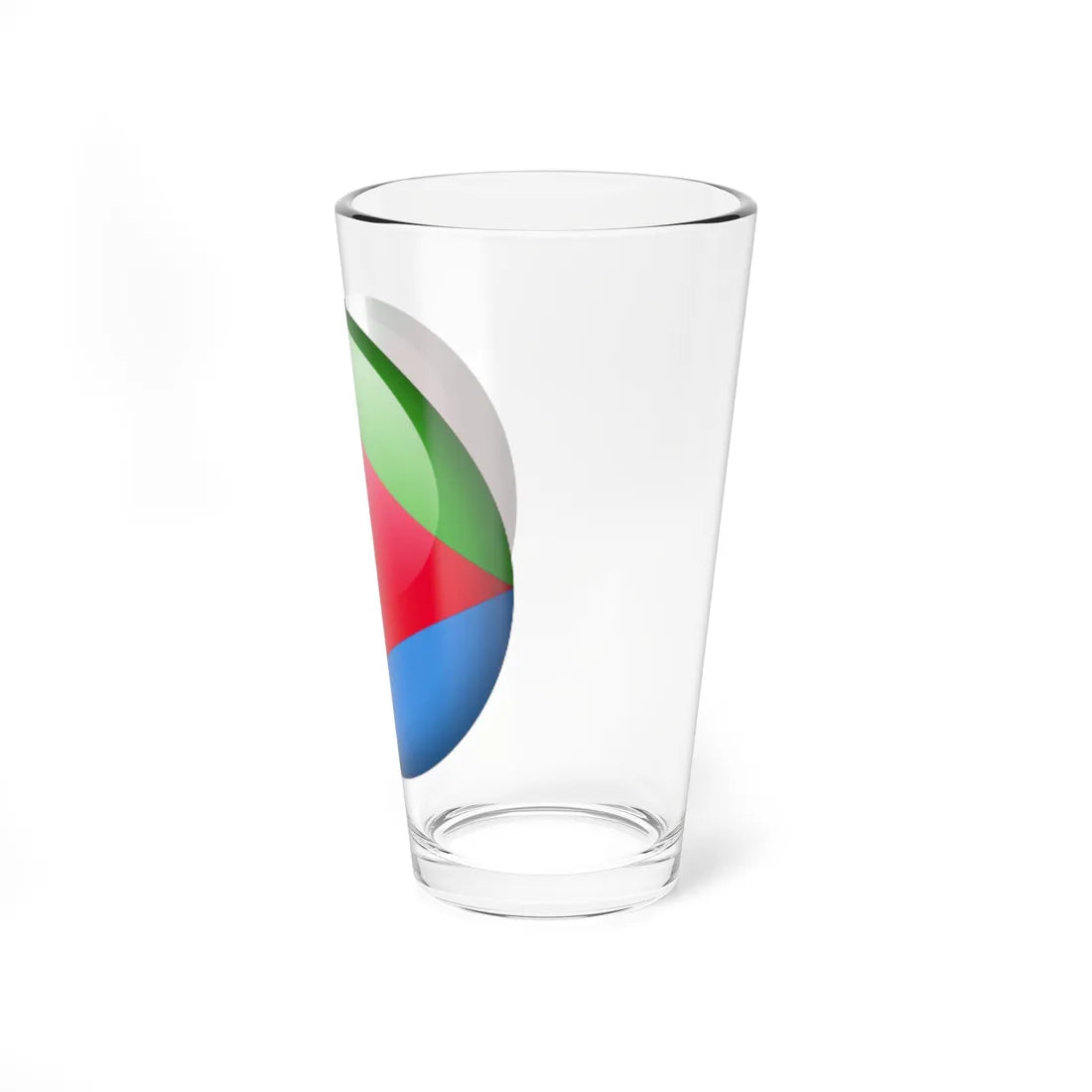 Flag orb Eritrea (Eritrea) Pint Glass 16oz - Go Mug Yourself
