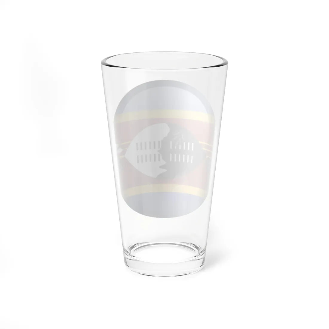 Flag orb Eswatini (Eswatini) Pint Glass 16oz - Go Mug Yourself