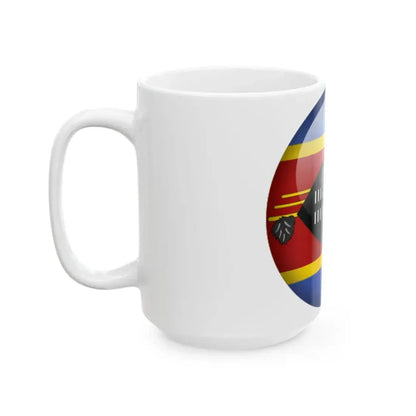 Flag orb Eswatini (Eswatini) White Coffee Mug - Go Mug Yourself