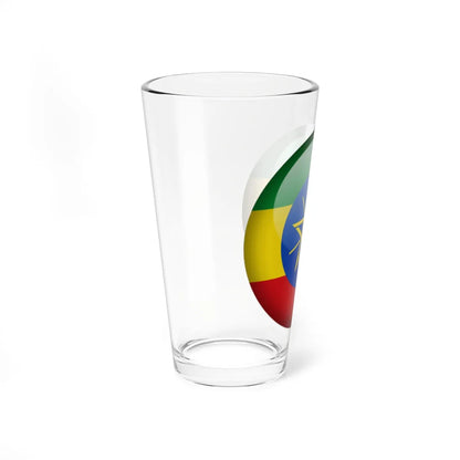 Flag orb Ethiopia (Ethiopia) Pint Glass 16oz - Go Mug Yourself