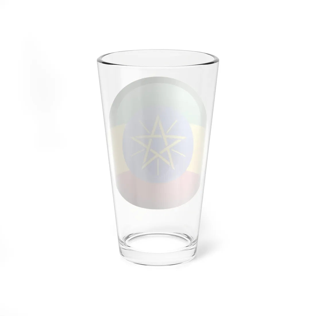 Flag orb Ethiopia (Ethiopia) Pint Glass 16oz - Go Mug Yourself