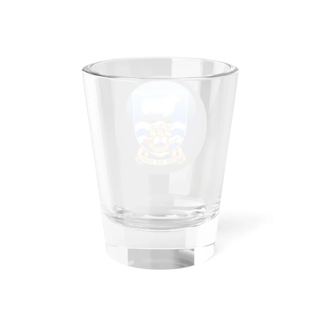 Flag orb Falkland Islands (United Kingdom) Shot Glass 1.5oz - Go Mug Yourself