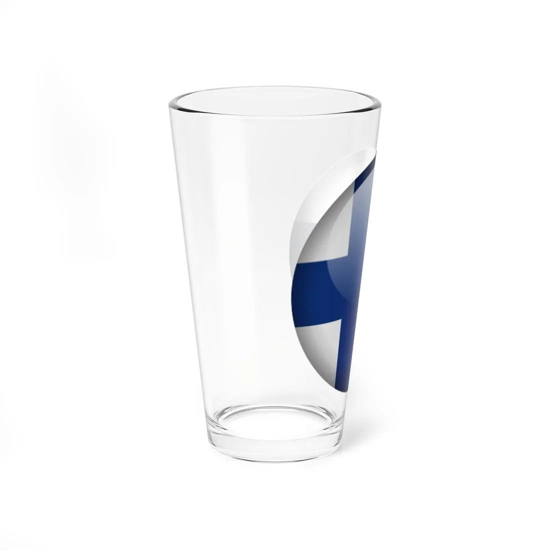 Flag orb Finland (Finland) Pint Glass 16oz - Go Mug Yourself