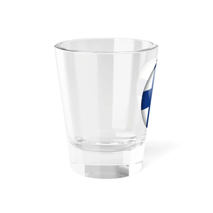 Flag orb Finland (Finland) Shot Glass 1.5oz - Go Mug Yourself