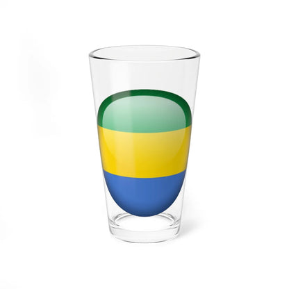 Flag orb Gabon (Gabon) Pint Glass 16oz 16oz - Go Mug Yourself