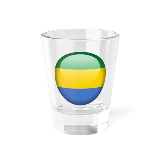 Flag orb Gabon (Gabon) Shot Glass 1.5oz 1.5oz - Go Mug Yourself