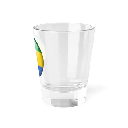 Flag orb Gabon (Gabon) Shot Glass 1.5oz - Go Mug Yourself