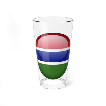 Flag orb Gambia (Gambia) Pint Glass 16oz 16oz - Go Mug Yourself