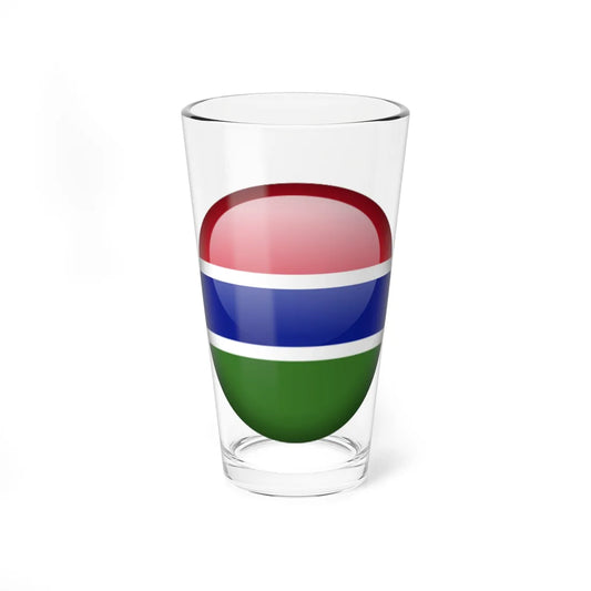 Flag orb Gambia (Gambia) Pint Glass 16oz 16oz - Go Mug Yourself