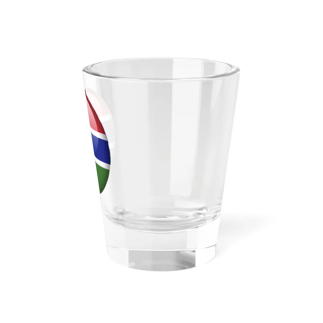 Flag orb Gambia (Gambia) Shot Glass 1.5oz - Go Mug Yourself