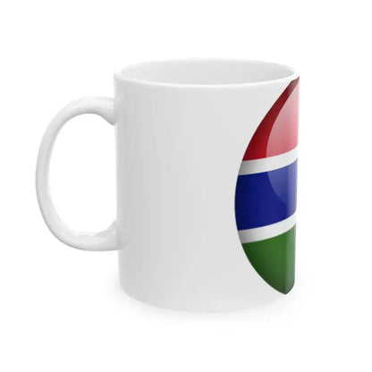 Flag orb Gambia (Gambia) White Coffee Mug - Go Mug Yourself