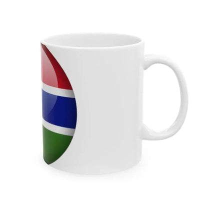 Flag orb Gambia (Gambia) White Coffee Mug - Go Mug Yourself