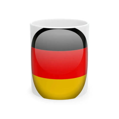 Flag orb Germany (Germany) White Coffee Mug 11oz - Go Mug Yourself