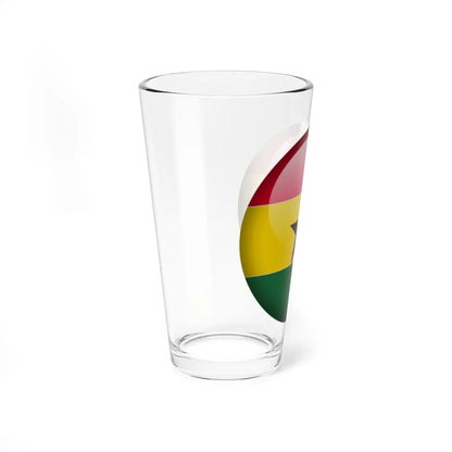 Flag orb Ghana (Ghana) Pint Glass 16oz - Go Mug Yourself