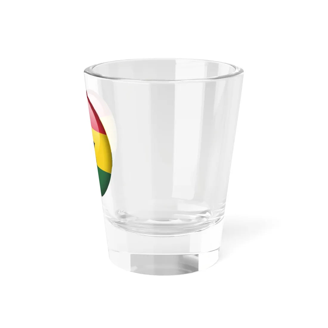 Flag orb Ghana (Ghana) Shot Glass 1.5oz - Go Mug Yourself