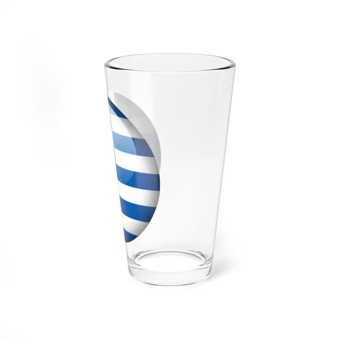 Flag orb Greece (Greece) Pint Glass 16oz - Go Mug Yourself