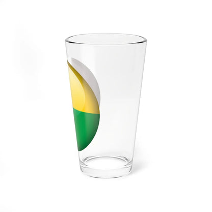 Flag orb Guinea-Bissau (Guinea) Pint Glass 16oz - Go Mug Yourself