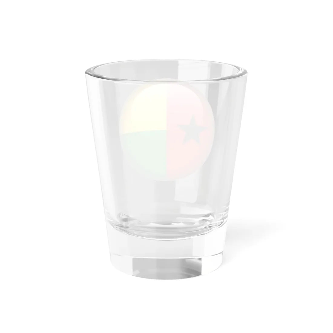 Flag orb Guinea-Bissau (Guinea) Shot Glass 1.5oz - Go Mug Yourself