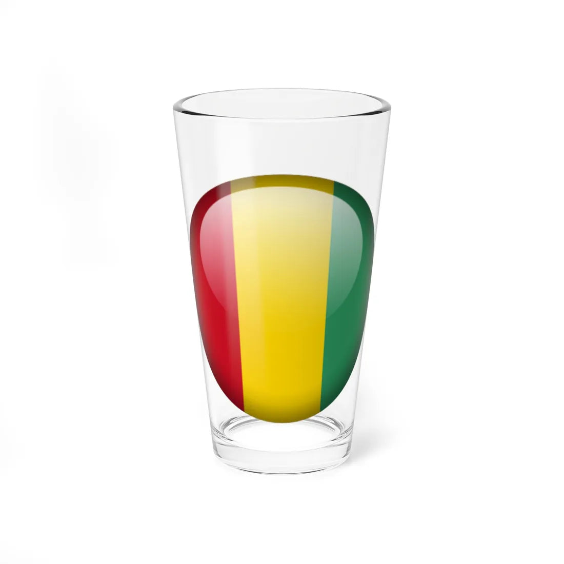 Flag orb Guinea (Guinea) Pint Glass 16oz 16oz - Go Mug Yourself