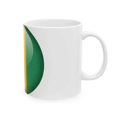 Flag orb Guinea (Guinea) White Coffee Mug - Go Mug Yourself