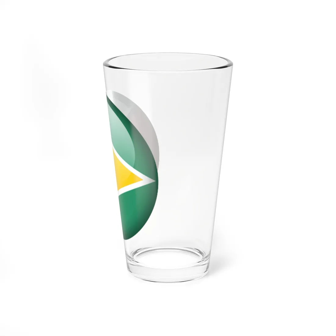Flag orb Guyana (Guyana) Pint Glass 16oz - Go Mug Yourself
