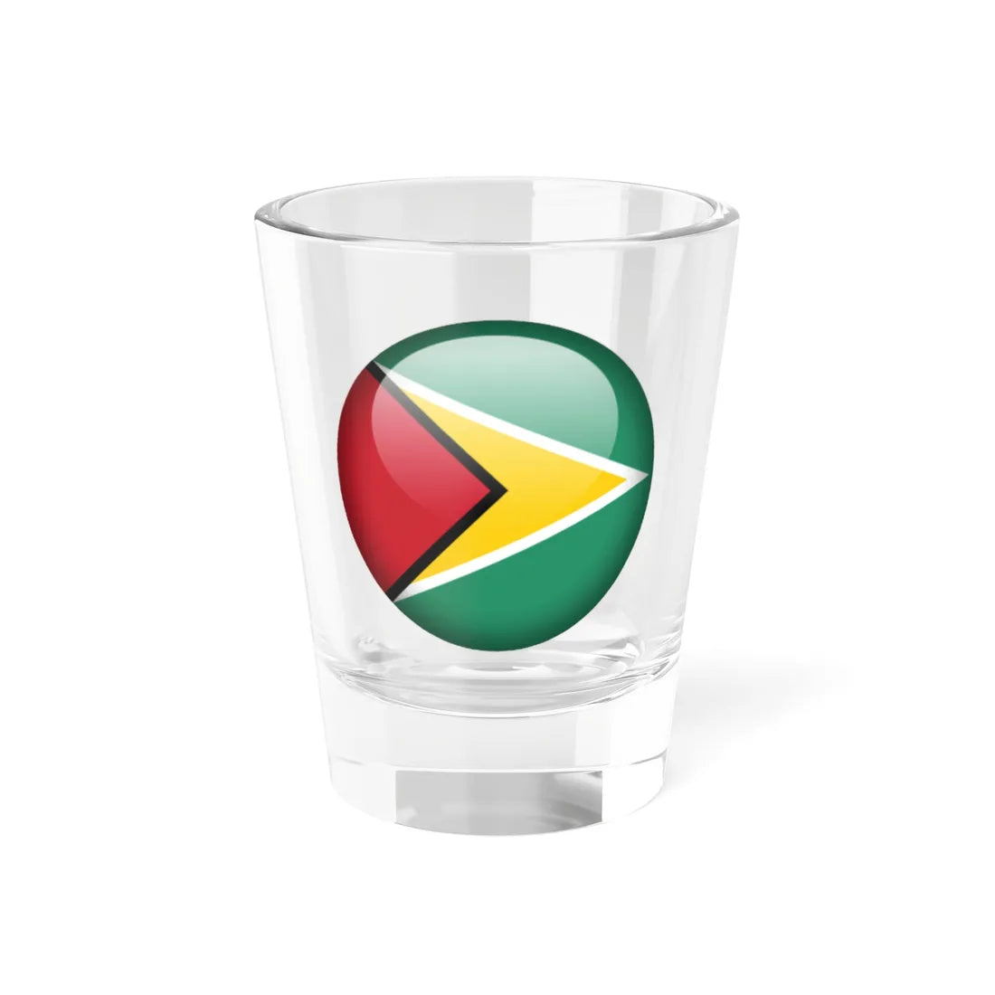 Flag orb Guyana (Guyana) Shot Glass 1.5oz 1.5oz - Go Mug Yourself