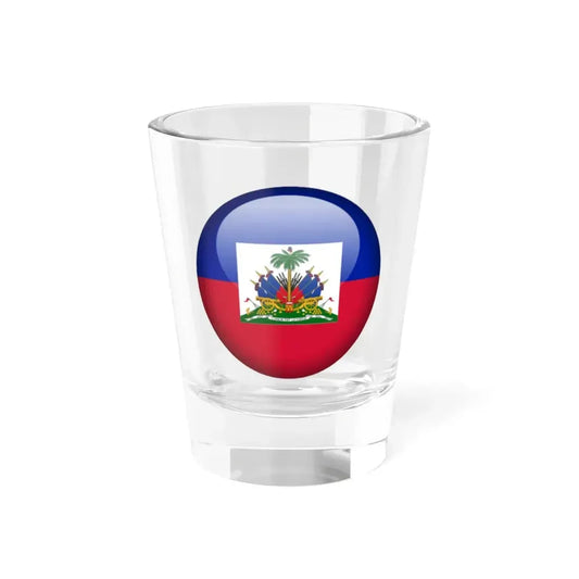 Flag orb Haiti (Haiti) Shot Glass 1.5oz 1.5oz - Go Mug Yourself