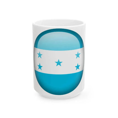 Flag orb Honduras (Honduras) White Coffee Mug 15oz - Go Mug Yourself