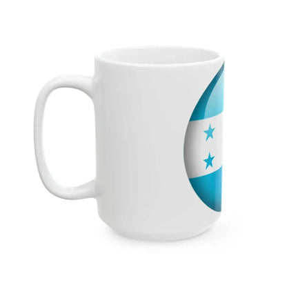Flag orb Honduras (Honduras) White Coffee Mug - Go Mug Yourself