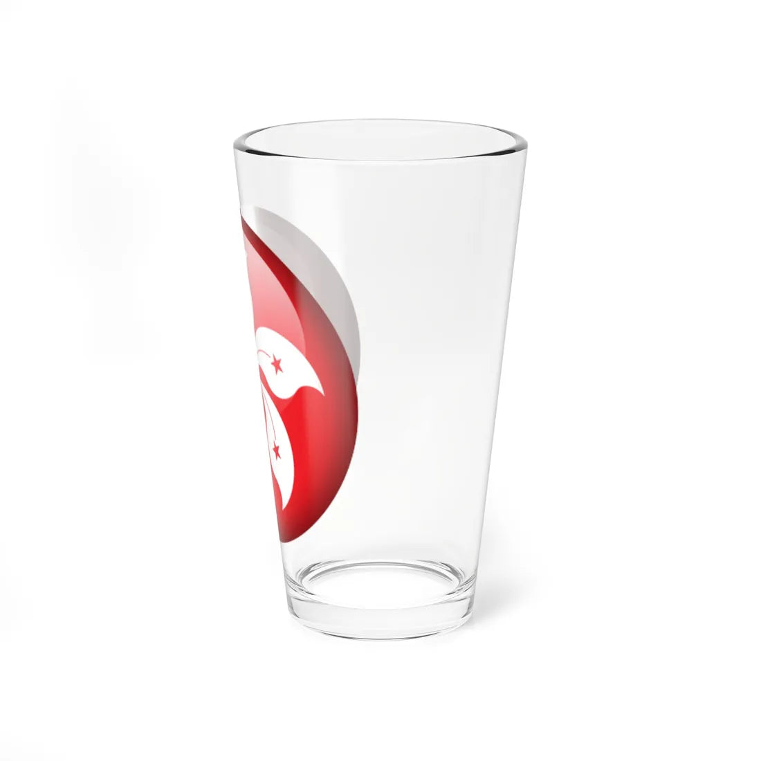 Flag orb Hong Kong (China) Pint Glass 16oz - Go Mug Yourself