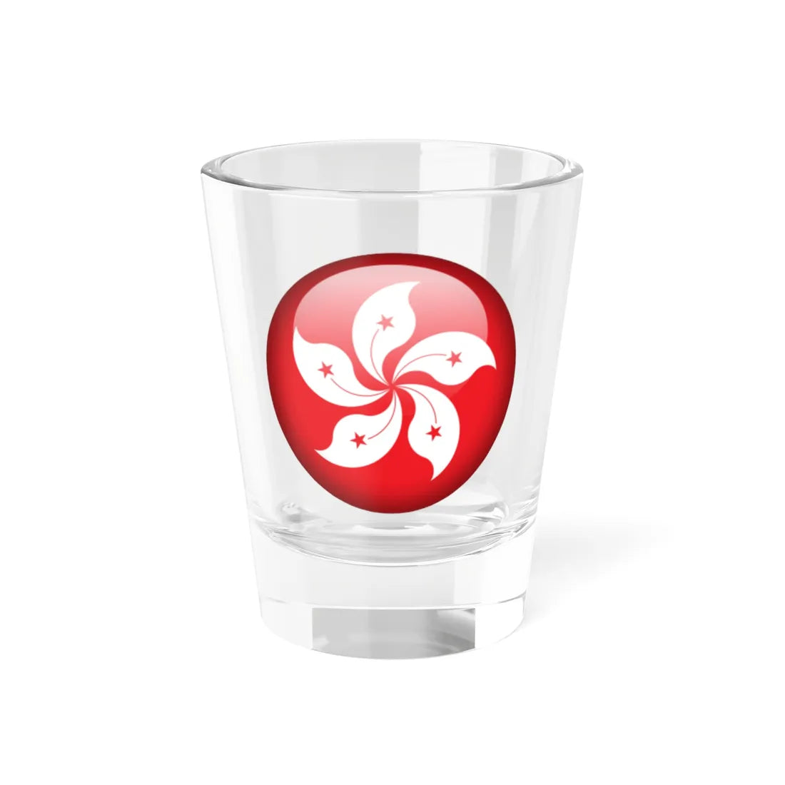 Flag orb Hong Kong (China) Shot Glass 1.5oz 1.5oz - Go Mug Yourself