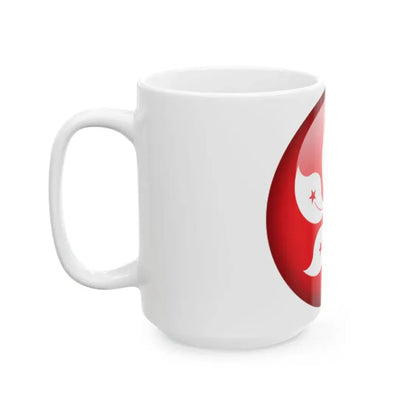 Flag orb Hong Kong (China) White Coffee Mug - Go Mug Yourself
