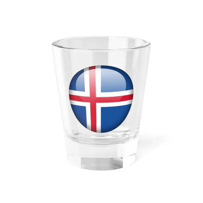 Flag orb Iceland (Iceland) Shot Glass 1.5oz 1.5oz - Go Mug Yourself