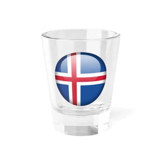 Flag orb Iceland (Iceland) Shot Glass 1.5oz 1.5oz - Go Mug Yourself