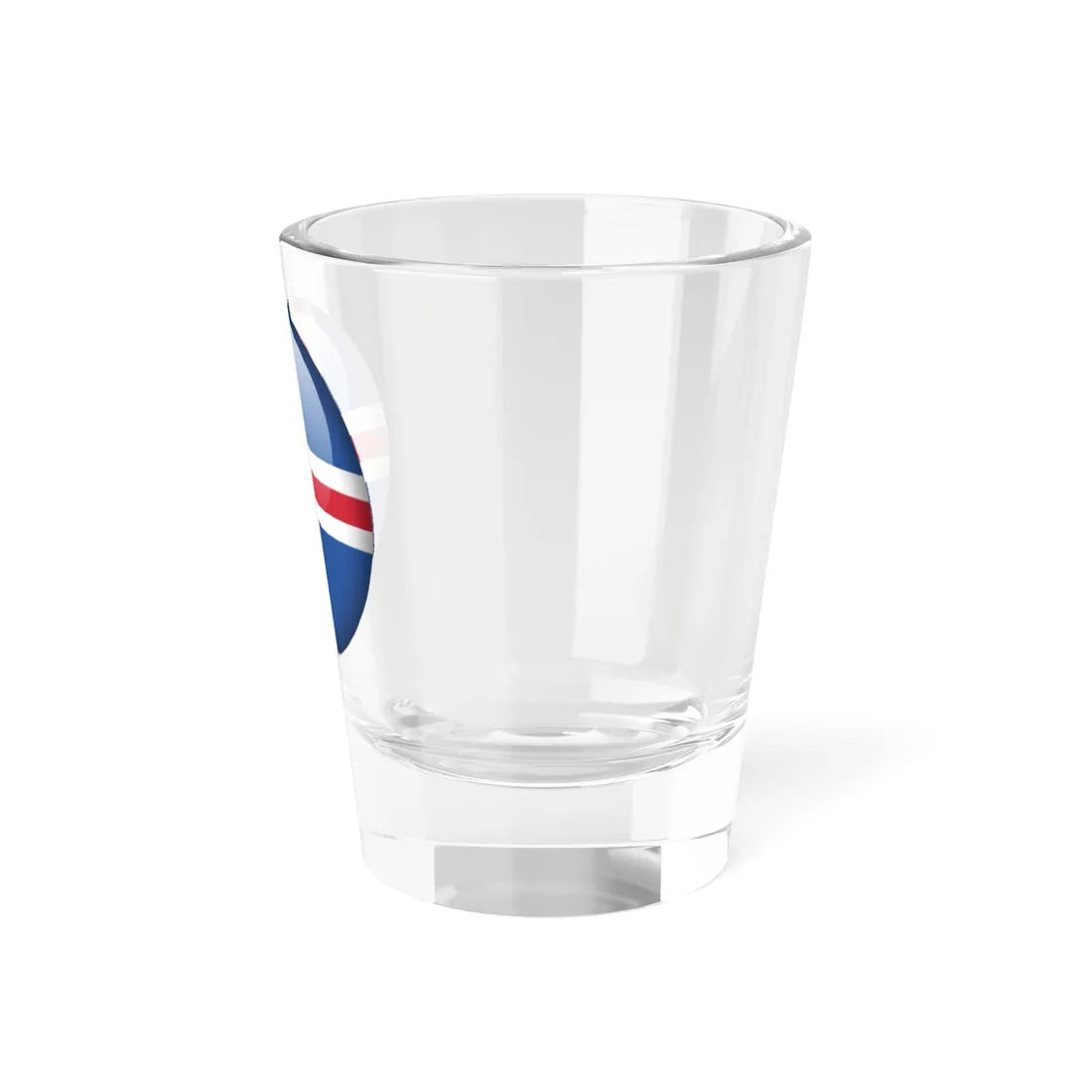 Flag orb Iceland (Iceland) Shot Glass 1.5oz - Go Mug Yourself