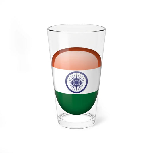 Flag orb India (India) Pint Glass 16oz 16oz - Go Mug Yourself