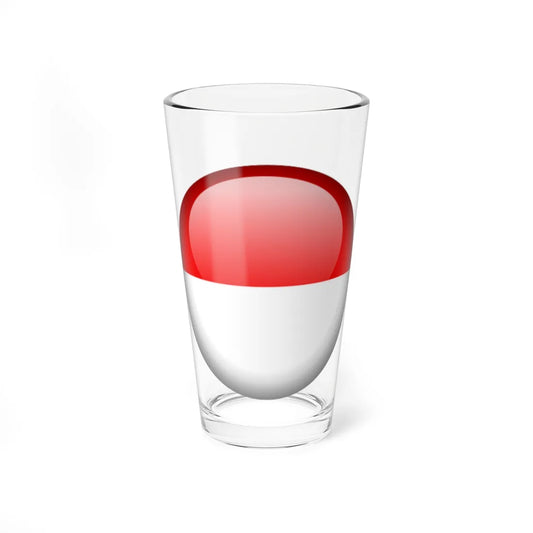 Flag orb Indonesia (Indonesia) Pint Glass 16oz 16oz - Go Mug Yourself