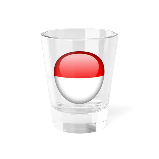 Flag orb Indonesia (Indonesia) Shot Glass 1.5oz 1.5oz - Go Mug Yourself